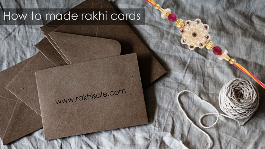How to made rakhi cards (Traditional and Embroidered)