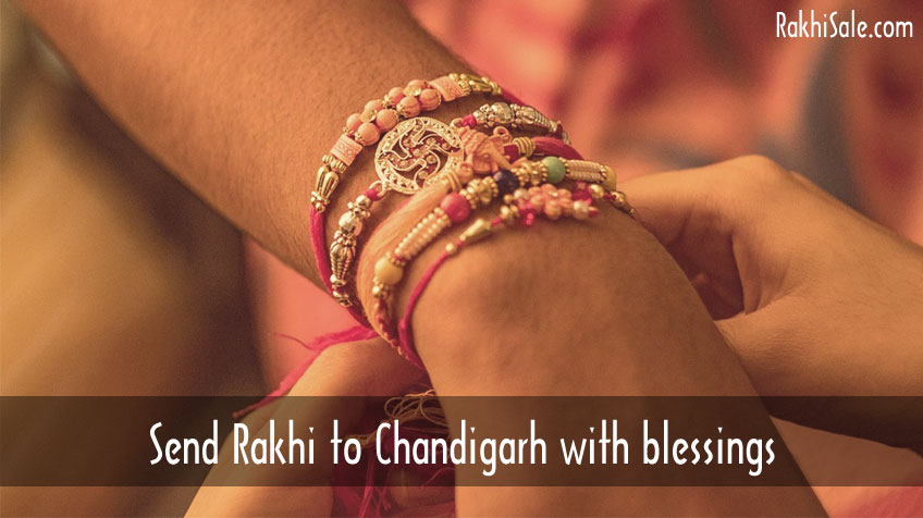 Rakhi to Chandigarh with blessings