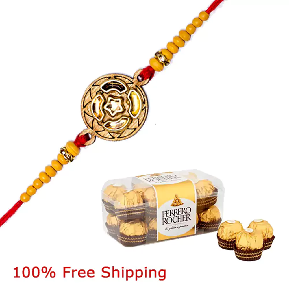 15 pcs ferrero rocher chocolate with rakhi