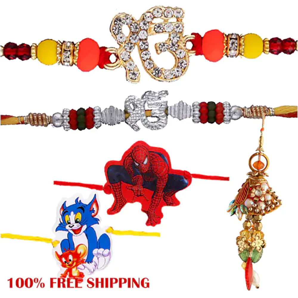 Family rakhi set canada free ship 4