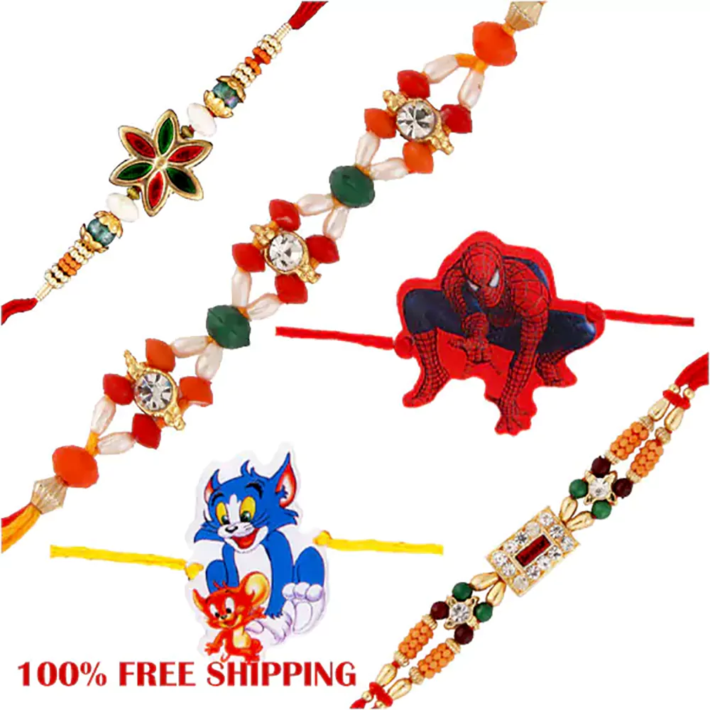 Family rakhi set canada free ship 5