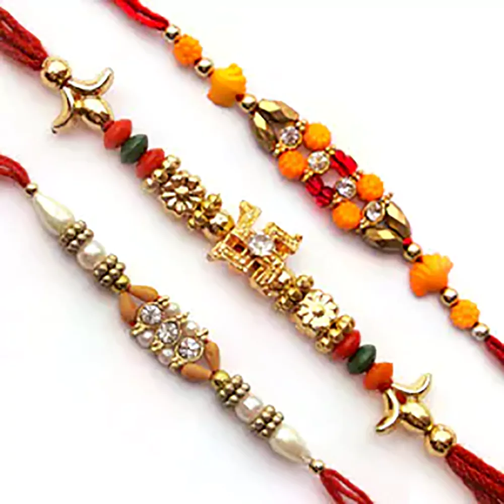 Authentic 3 rakhi set for brothers
