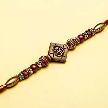 auspicious om rakhi