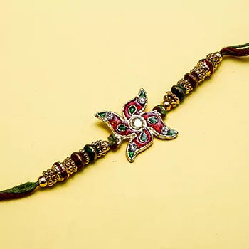 Swastik colourful magic rakhi