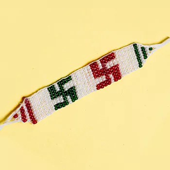swastik hanmade rakhi