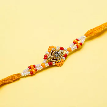 Shining diamond rakhi