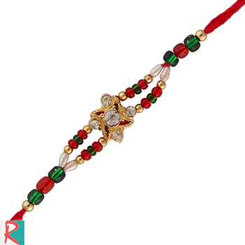 Joyful stone rakhi for brother