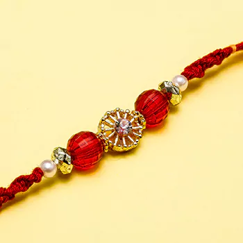 fabulous golden diamond rakhi