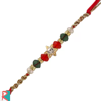 Inlayed designer rakhi