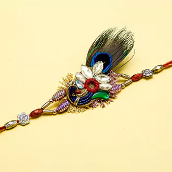 Peacock sober rakhi
