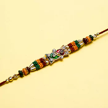 High class enamelled rakhi