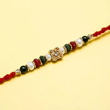Diamond pearl rakhi