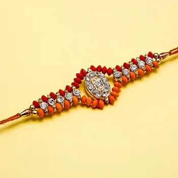 Good luck diamond rakhi