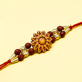 Wooden Chakra Rakhi For Brother