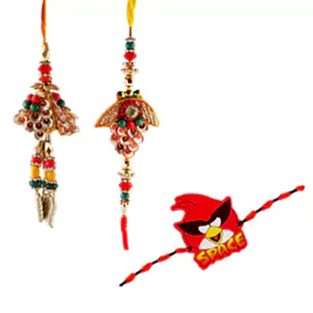 Bhaiya bhabhi rakhi with 1 kids