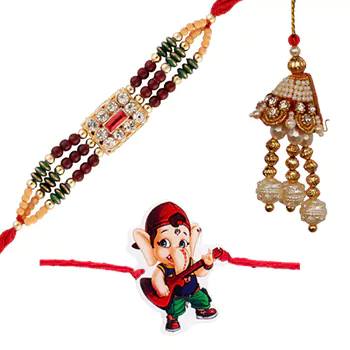 Three rakhi set 4