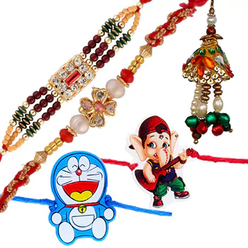Five rakhi set 4