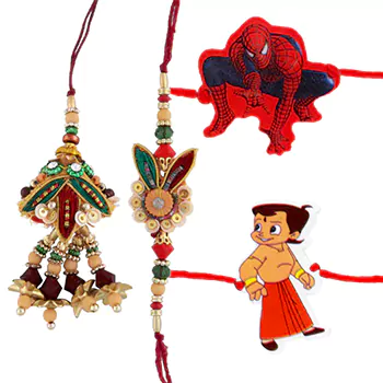 Four rakhi set 6