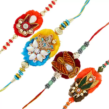 Four rakhi set 8