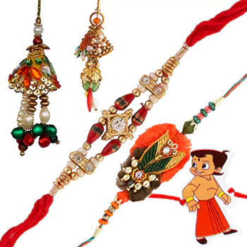 Five rakhi set 7