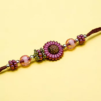 Rudraksha designer rakhi