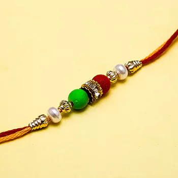 Colourful dainty rakhi