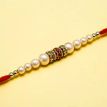 Planet Pearl Thread Rakhi